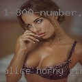 Alice, horny girls