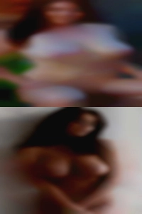 Horny woman bending over.